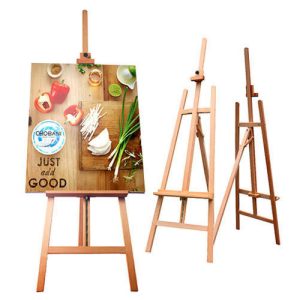 wooden easel stand